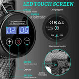 Professional Massage Guns - 8 Heads Deep Tissue Handheld Percussion Muscle Percussion Massager Health Care - Tophatter Daily Deals