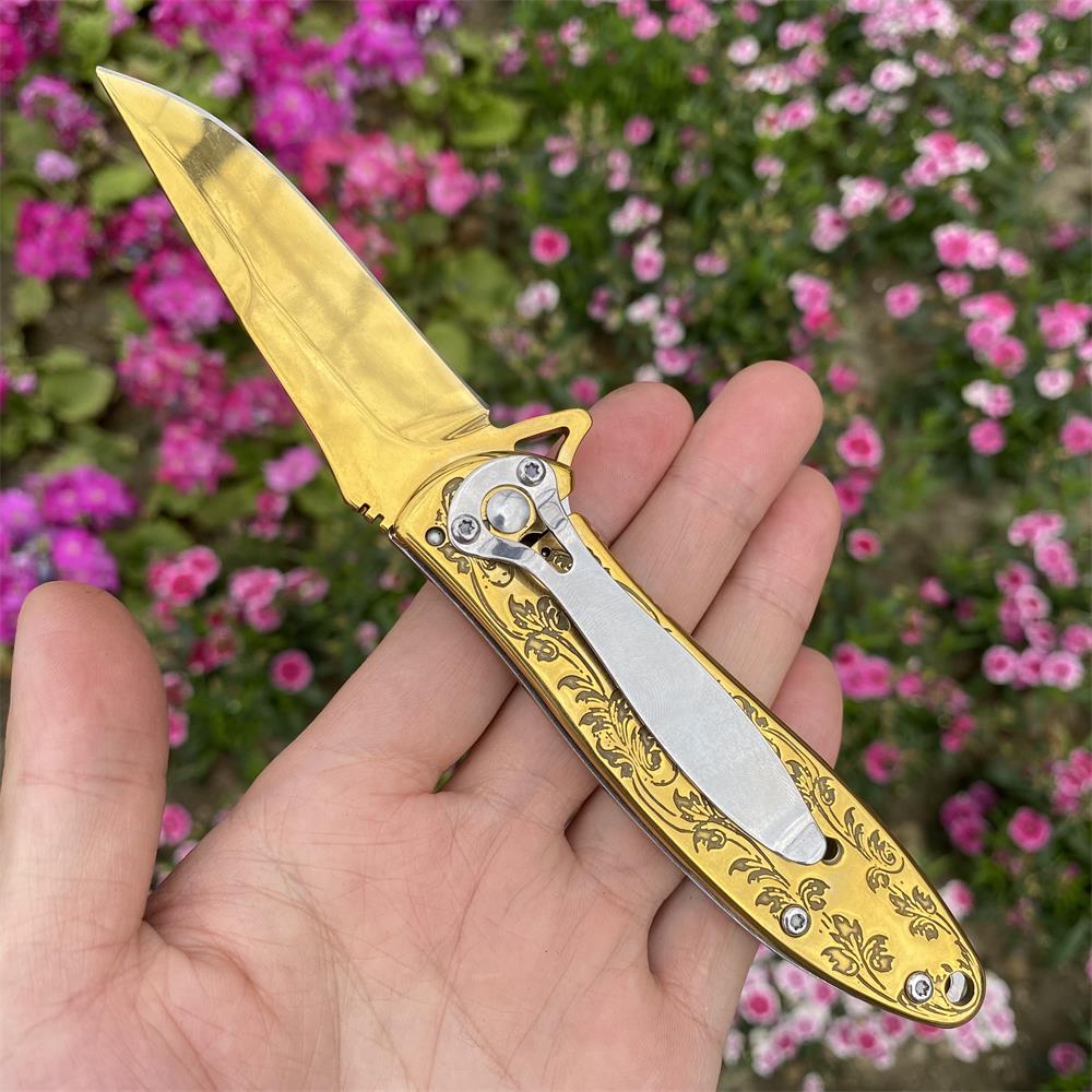 Fantastic Reindeer in the Mirror Folding Knife - Tophatter Daily Deals