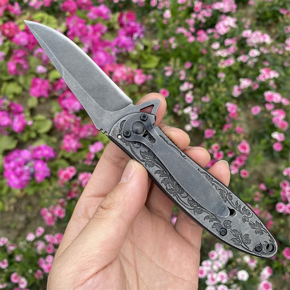 Fantastic Reindeer in the Mirror Folding Knife - Tophatter Daily Deals