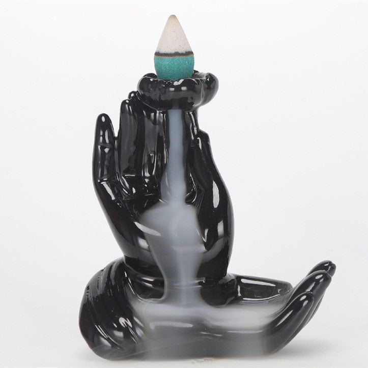 Bergamot Rockery Incense Burner Ceramic Incense Road B 0 - Tophatter Daily Deals