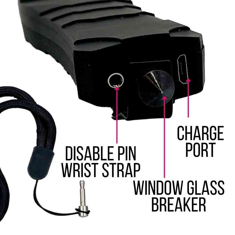 Serpent 83,000,000 Stun Gun Emergency Glass Break Tool & Flashlight Combo Stun Guns - Tophatter Daily Deals
