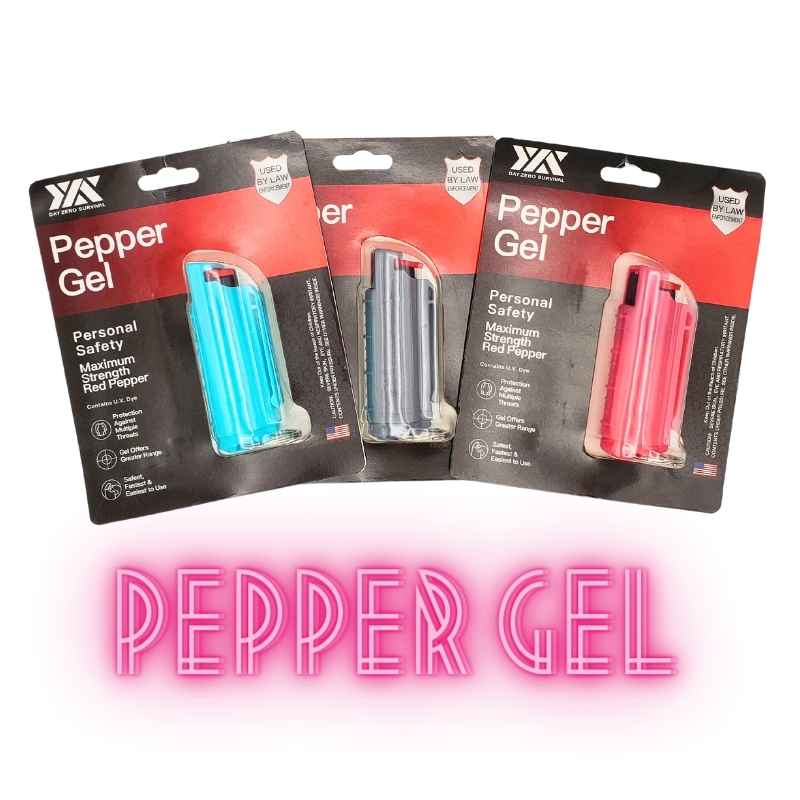 Tactical Pepper Gel 18% OC Personal Defense Keychain Pepper Spray - Tophatter Daily Deals