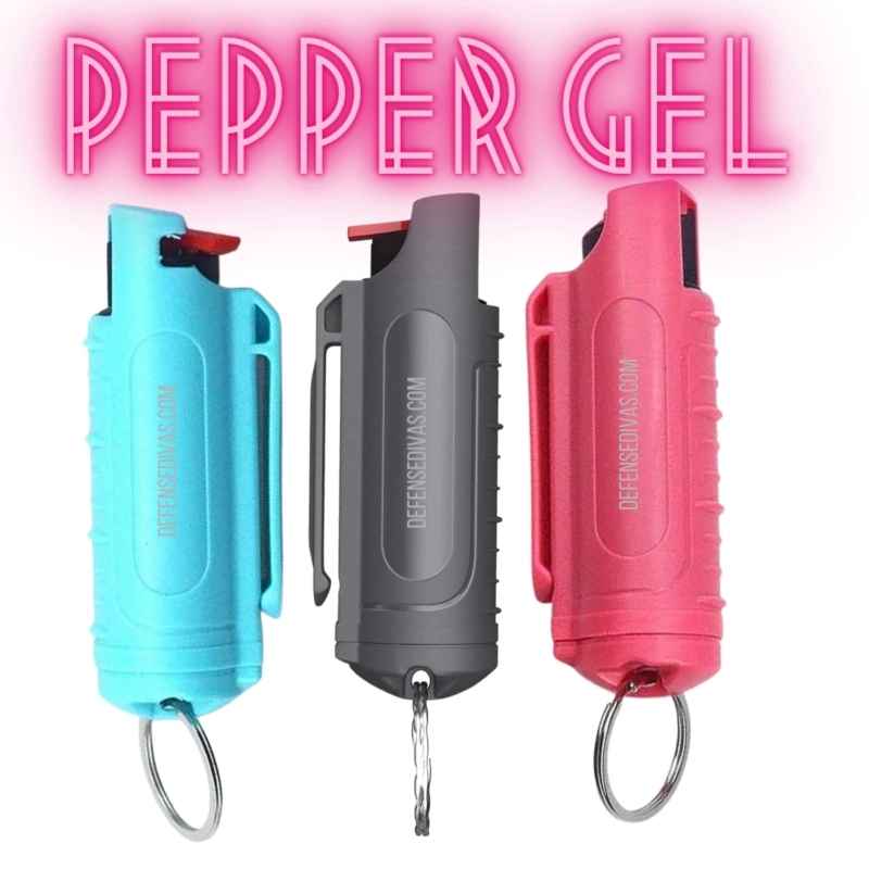 Tactical Pepper Gel 18% OC Personal Defense Keychain Pepper Spray - Tophatter Daily Deals