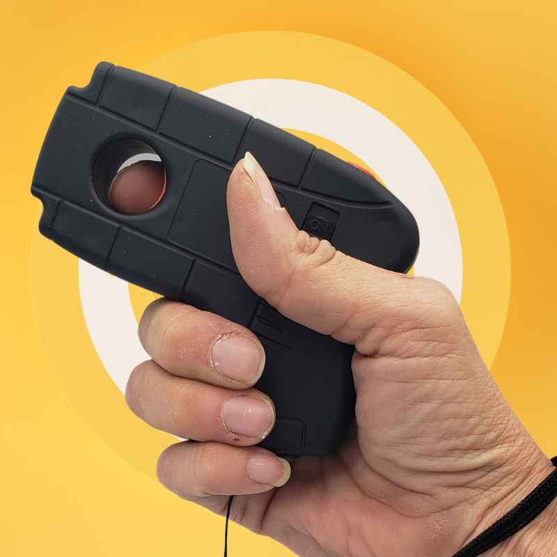 "Pistol-Whipped" Gun Grip Flashlight Stun Gun Combo Stun Guns - Tophatter Daily Deals