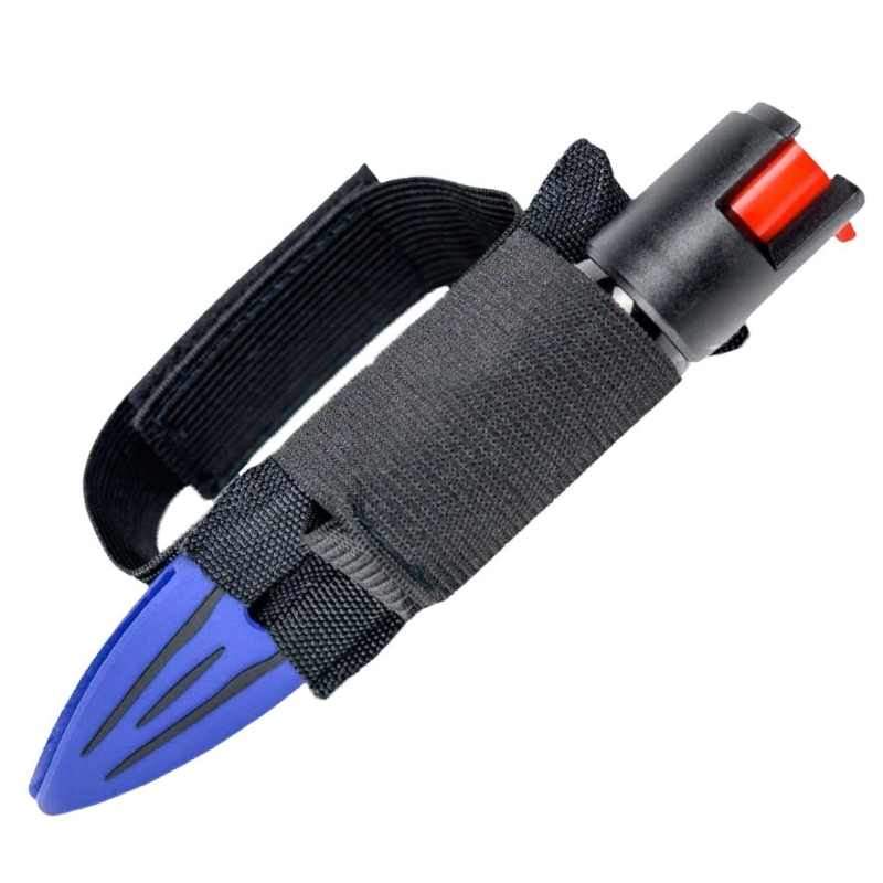 Strike-n-Spray Defensive Pepper Spray and Blade Blue Pepper Spray - Tophatter Daily Deals