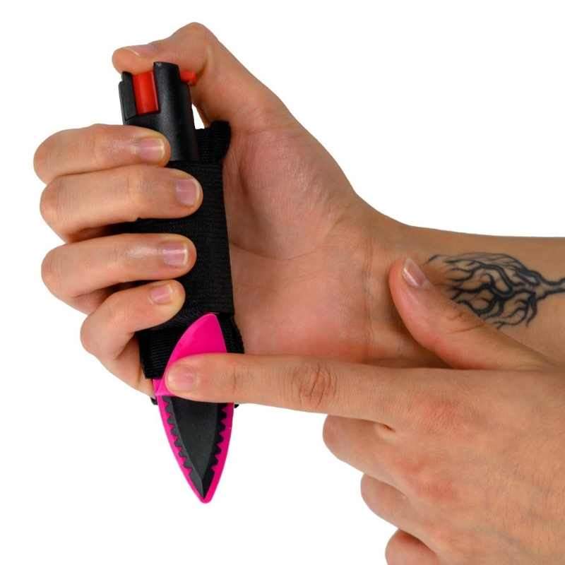 Strike-n-Spray Defensive Pepper Spray and Blade Pepper Spray - Tophatter Daily Deals