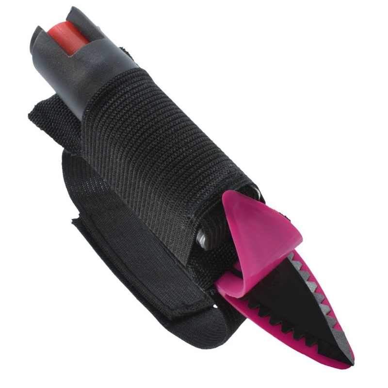 Strike-n-Spray Defensive Pepper Spray and Blade Pink Pepper Spray - Tophatter Daily Deals