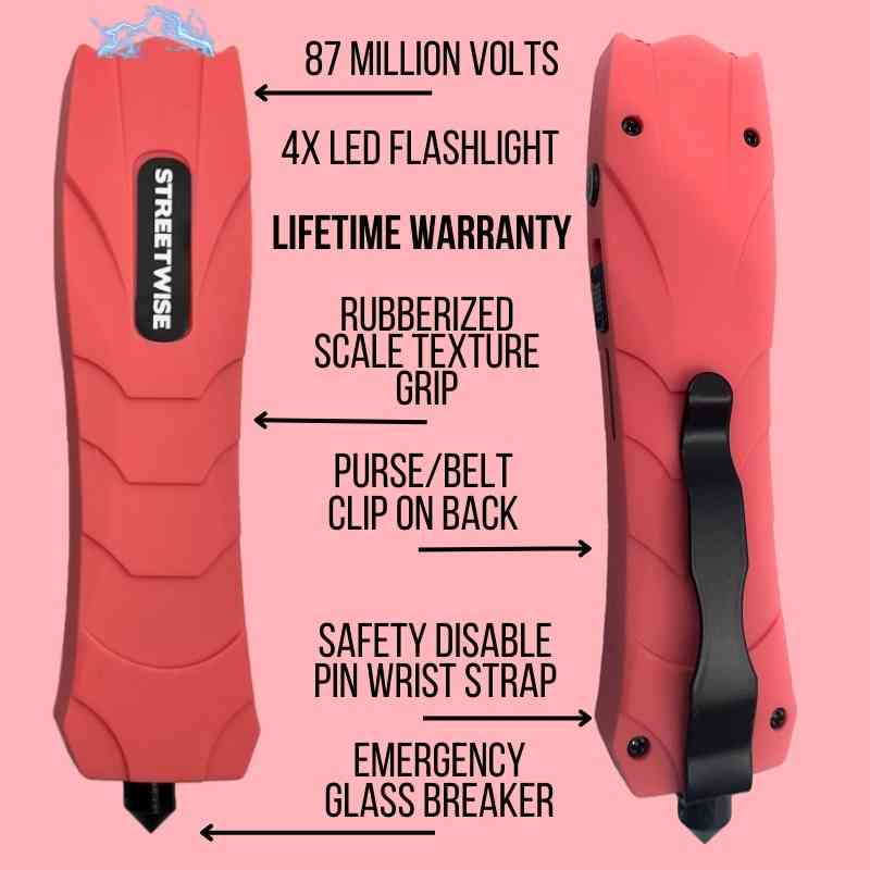 Serpent 83,000,000 Stun Gun Emergency Glass Break Tool & Flashlight Combo Stun Guns - Tophatter Daily Deals