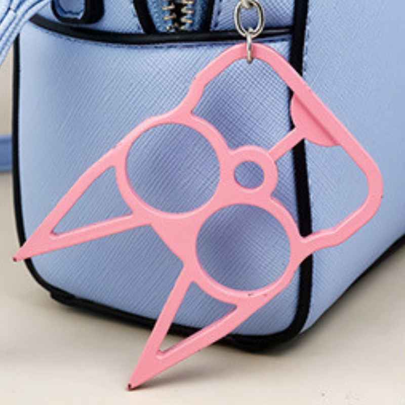 Meowch Metal Self-Defense Kitty Keychain Impact Self Defense - Tophatter Daily Deals