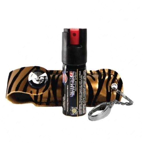 Streetwise 23% OC Super Strength Safari Fashion Model Pepper Sprays Tan & Black Pepper Spray - Tophatter Daily Deals