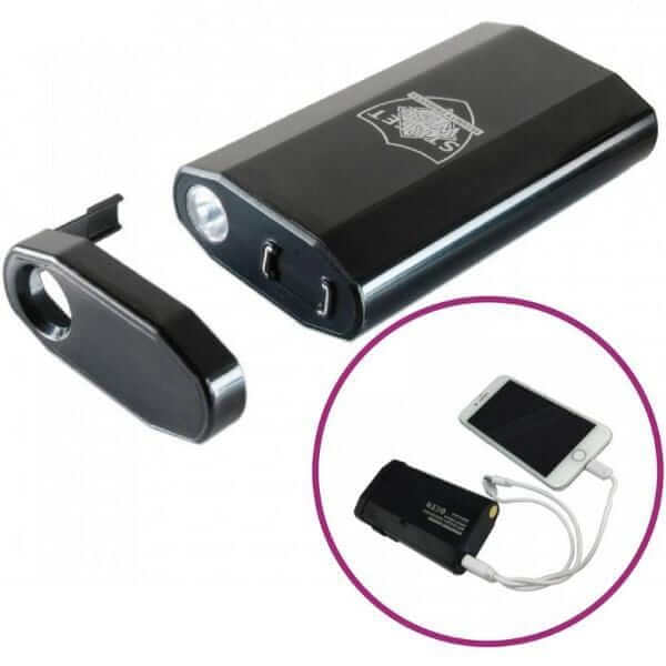 3N1 Charger 28,000,000 Stun Gun, Power Bank. & Flashlight Stun Guns - Tophatter Daily Deals