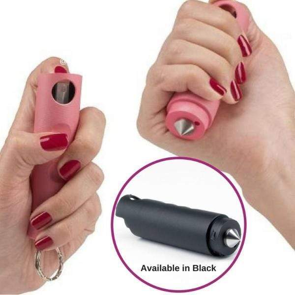 Two-in-One Pepper Spray & Emergency Glass Breaker Pepper Spray - Tophatter Daily Deals