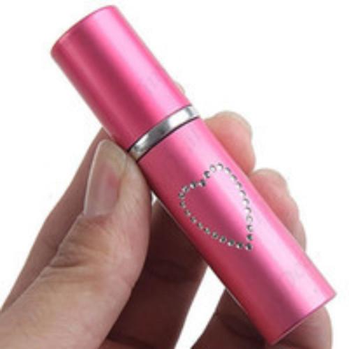 Bling Lipstick Pepper Spray Pink Pepper Spray - Tophatter Daily Deals