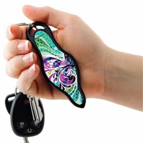 Munio Colorful Butterfly Self Defense Key Ring Impact Self Defense - Tophatter Daily Deals