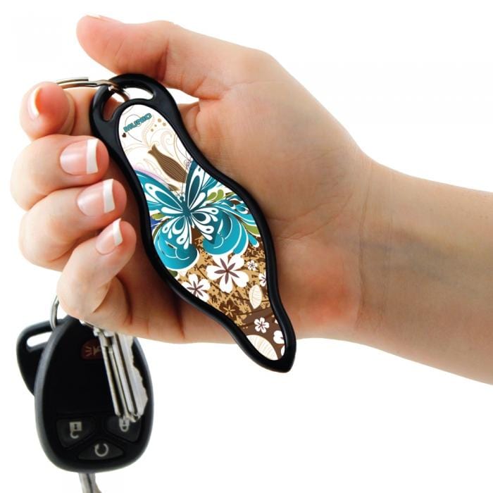 Munio Brownie Butterfly Kubaton Self Defense Key Ring Impact Self Defense - Tophatter Daily Deals