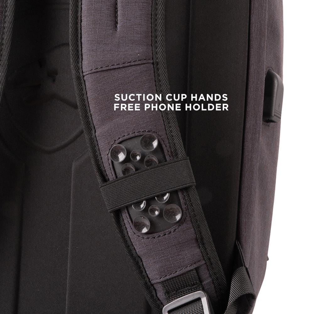 ProShield Smart Bulletproof Backpack + Charging Bank - Black Bullet Blocker - Tophatter Daily Deals