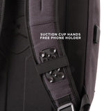 ProShield Smart Bulletproof Backpack + Charging Bank - Black Bullet Blocker - Tophatter Daily Deals