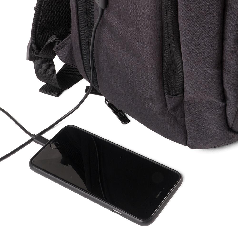 ProShield Smart Bulletproof Backpack + Charging Bank - Black Bullet Blocker - Tophatter Daily Deals