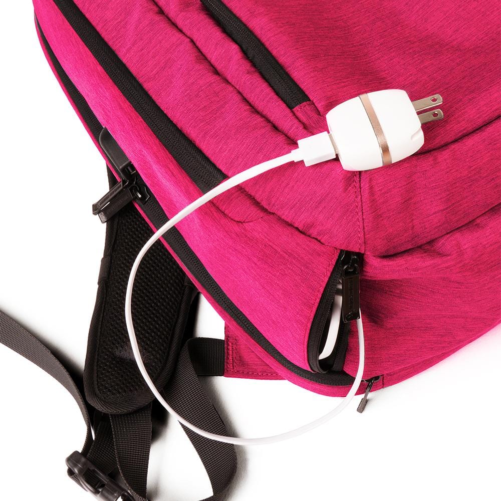 ProShield Smart Bulletproof Backpack + Charging Bank - Hot Pink ...