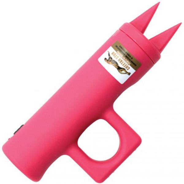 Jogger Stun Gun and Hammer Spike Strike Combo Self Defense Pink Stun Guns - Tophatter Daily Deals