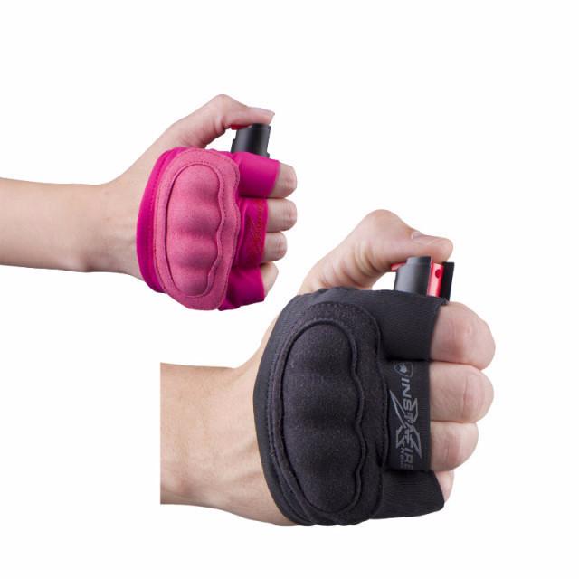 Active Lifestyle Jogging InstaFire Xtreme Pepper Spray & Knuckle Sleeve Pepper Spray - Tophatter Daily Deals
