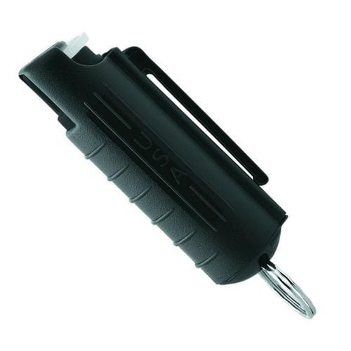 Mace Pepper Spray Self Defense Key Ring Hard Case Black Pepper Spray - Tophatter Daily Deals