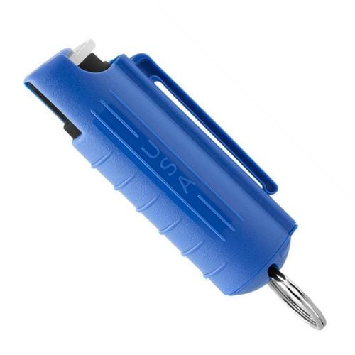 Mace Pepper Spray Self Defense Key Ring Hard Case Blue Pepper Spray - Tophatter Daily Deals