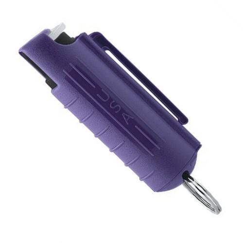 Mace Pepper Spray Self Defense Key Ring Hard Case Purple Pepper Spray - Tophatter Daily Deals