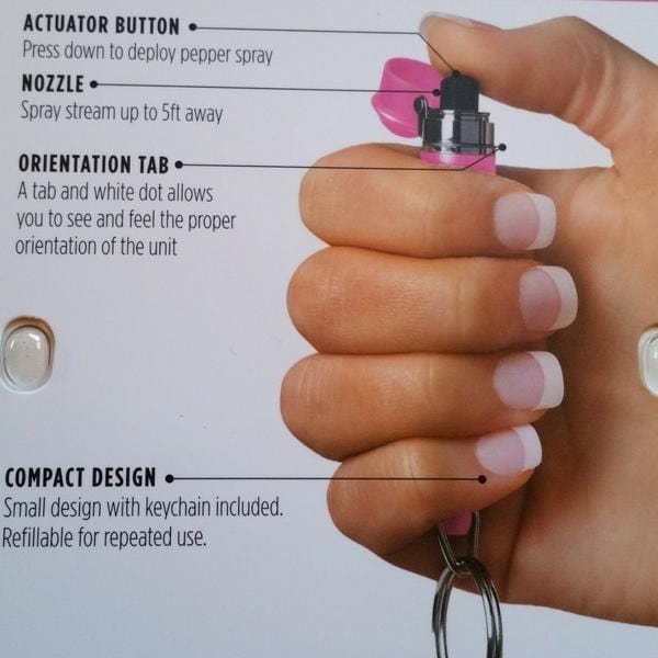 Mace Keyguard Pepper Spray Key Chain Pepper Spray - Tophatter Daily Deals