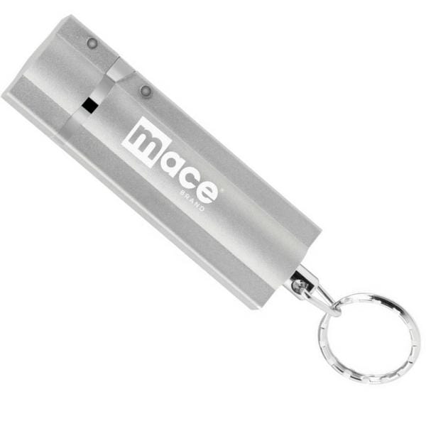 Mace Clutch Pepper Spray Flip Top Self Defense Keychain Silver Pepper Spray - Tophatter Daily Deals