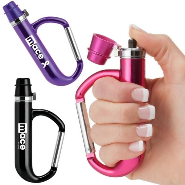 Mace Carabiner Pepper Spray Self Defense Key Ring Pepper Spray - Tophatter Daily Deals