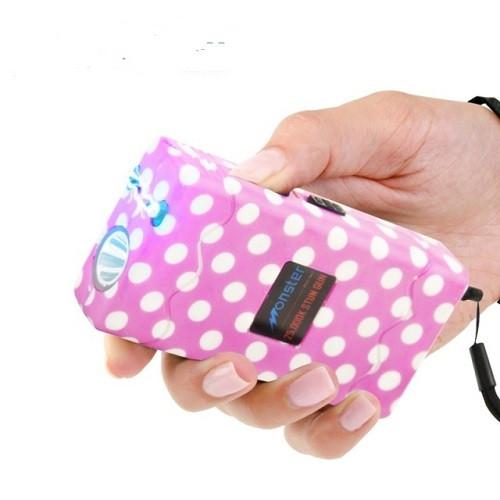 25 Million Volt Polka Dot Pink Stun Gun Stun Guns - Tophatter Daily Deals