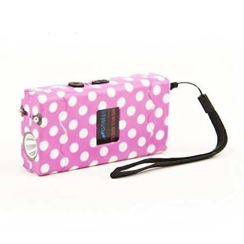 25 Million Volt Polka Dot Pink Stun Gun Stun Guns - Tophatter Daily Deals