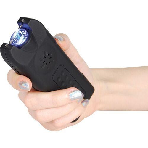 Multi Guard Stun Gun Flashlight w/ Panic Alarm 20 Million Volt Rechargeable Black Stun Guns - Tophatter Daily Deals