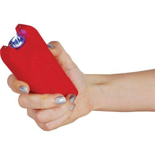Multi Guard Stun Gun Flashlight w/ Panic Alarm 20 Million Volt Rechargeable Red Stun Guns - Tophatter Daily Deals