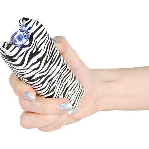 Multi Guard Stun Gun Flashlight w/ Panic Alarm 20 Million Volt Rechargeable Zebra Stun Guns - Tophatter Daily Deals