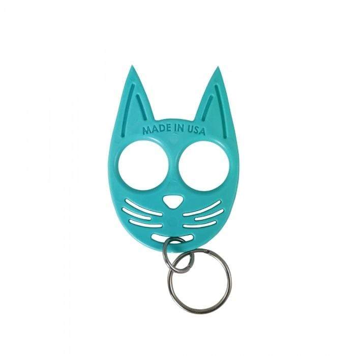 Ninja Kitty Self Defense Keychain Ring Impact Self-Defense Turquoise Impact Self Defense - Tophatter Daily Deals