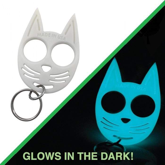 Ninja Kitty Self Defense Keychain Ring Impact Self-Defense Glow In Dark Impact Self Defense - Tophatter Daily Deals