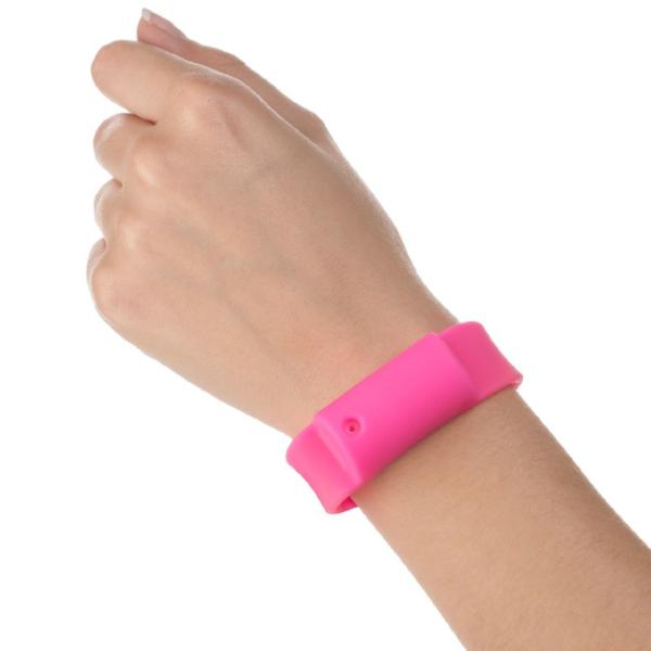 Little Viper Pepper Spray Bracelet Hands Free Runners Self Defense Wristband Pepper Spray - Tophatter Daily Deals