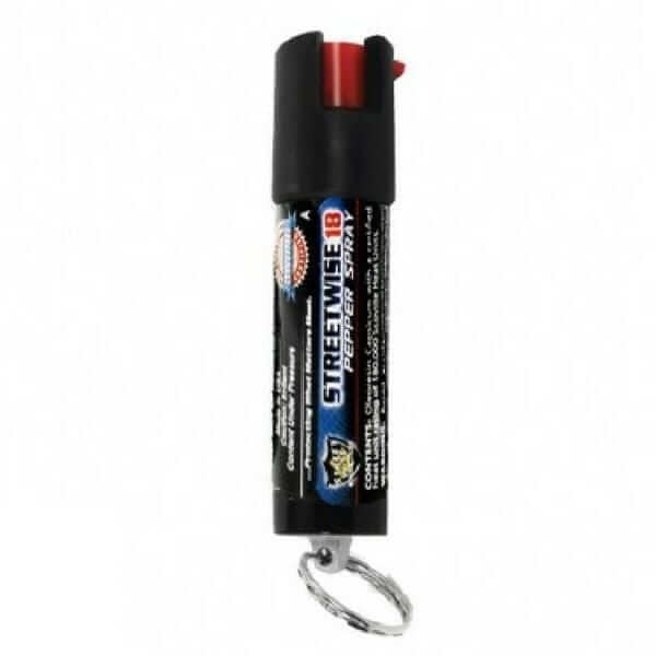 18% OC Pepper Spray Key Chain Safety Lock Key Ring Pepper Spray - Tophatter Daily Deals