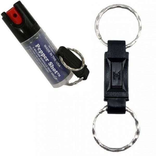Break Away Quick Release Pepper Spray Key Chain Accessory Pepper Spray - Tophatter Daily Deals