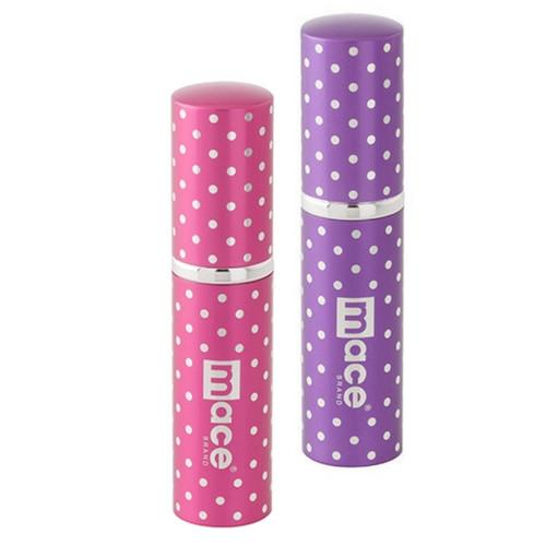 Mace Polka Dots Exquisite Bling Lipstick Pepper Spray Pepper Spray - Tophatter Daily Deals