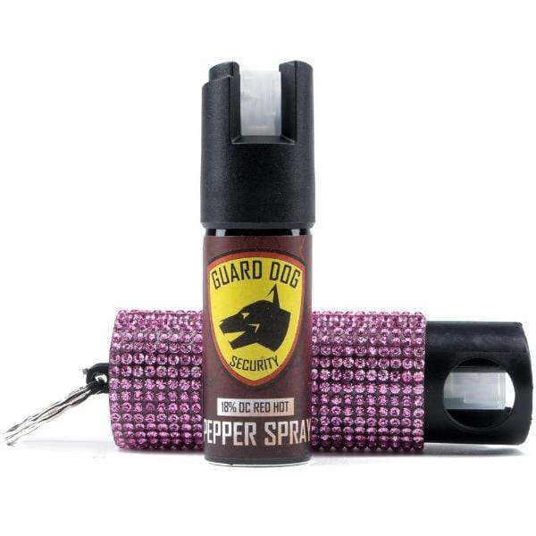 Rhinestone Bling It On Pepper Spray Self Defense Key Ring Pepper Spray - Tophatter Daily Deals