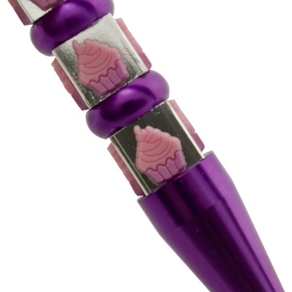 Cupcake Rubber Grip Pointed Solid Steel Kubotan Self Defense Key Chain Impact Self Defense - Tophatter Daily Deals