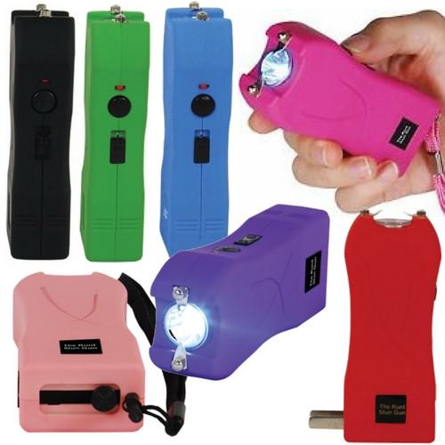 The Runt Stun Gun Flashlight 20 Million Volt Rechargeable Stun Guns - Tophatter Daily Deals