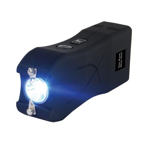 The Runt Stun Gun Flashlight 20 Million Volt Rechargeable Black Stun Guns - Tophatter Daily Deals