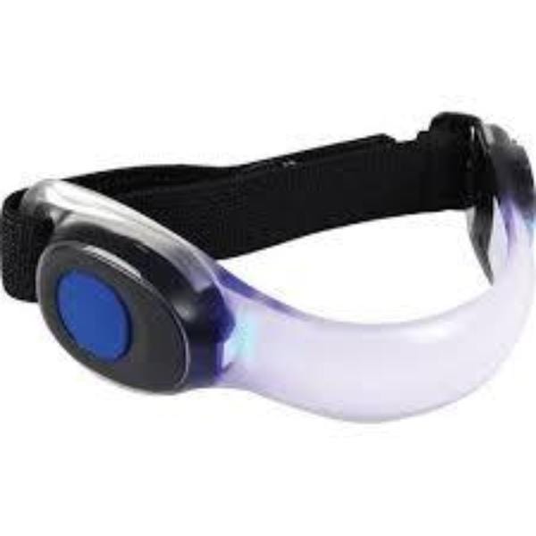 Safe Steps Nite Beams LED Light Arm Band Active Lifestyle Safety Blue Child Safety - Tophatter Daily Deals