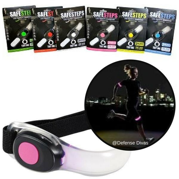 Safe Steps Nite Beams LED Light Arm Band Active Lifestyle Safety Child Safety - Tophatter Daily Deals