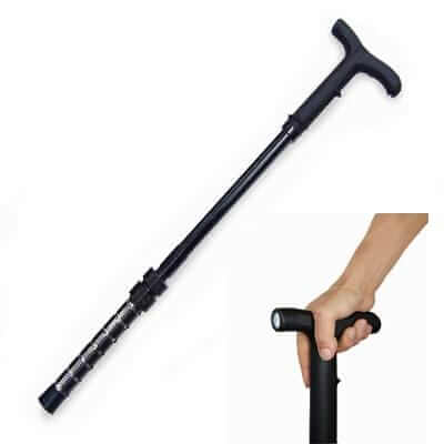 1,000,000 Volt Stun Cane & Flashlight Combo Stun Guns - Tophatter Daily Deals