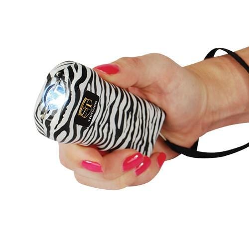 Trigger 18 Million Volt Stun Gun Flashlight Zebra Stun Guns - Tophatter Daily Deals